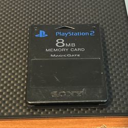 Sony PlayStation 2 Memory Card PS2 Genuine Official MagicGate 8MB