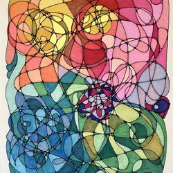 Original Hand-Drawn  Abstract Art 