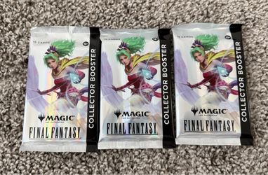 Magic: The Gathering Final Fantasy Collector’s Edition Booster Pack x3 ENGLISH NEW/SEALED