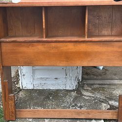 Twin bookcase headboard with frame