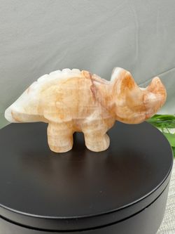 Crystal Fire Quartz Dinosaur 