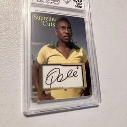 Pele Soccer Legend Supreme Cuts Brazil Soccer Sample Card Sample Pscg 10