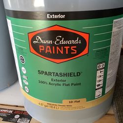 5 Gallons Of color “White Picket Fence” Exterior Flat