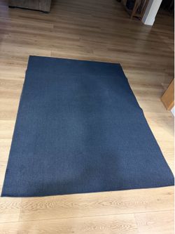 Dark blue Office Rug