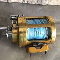 Penn International 30TW Fishing Reel that’s been TWO SPEEDED & Turn LEFT HANDED by Cal Sheets.