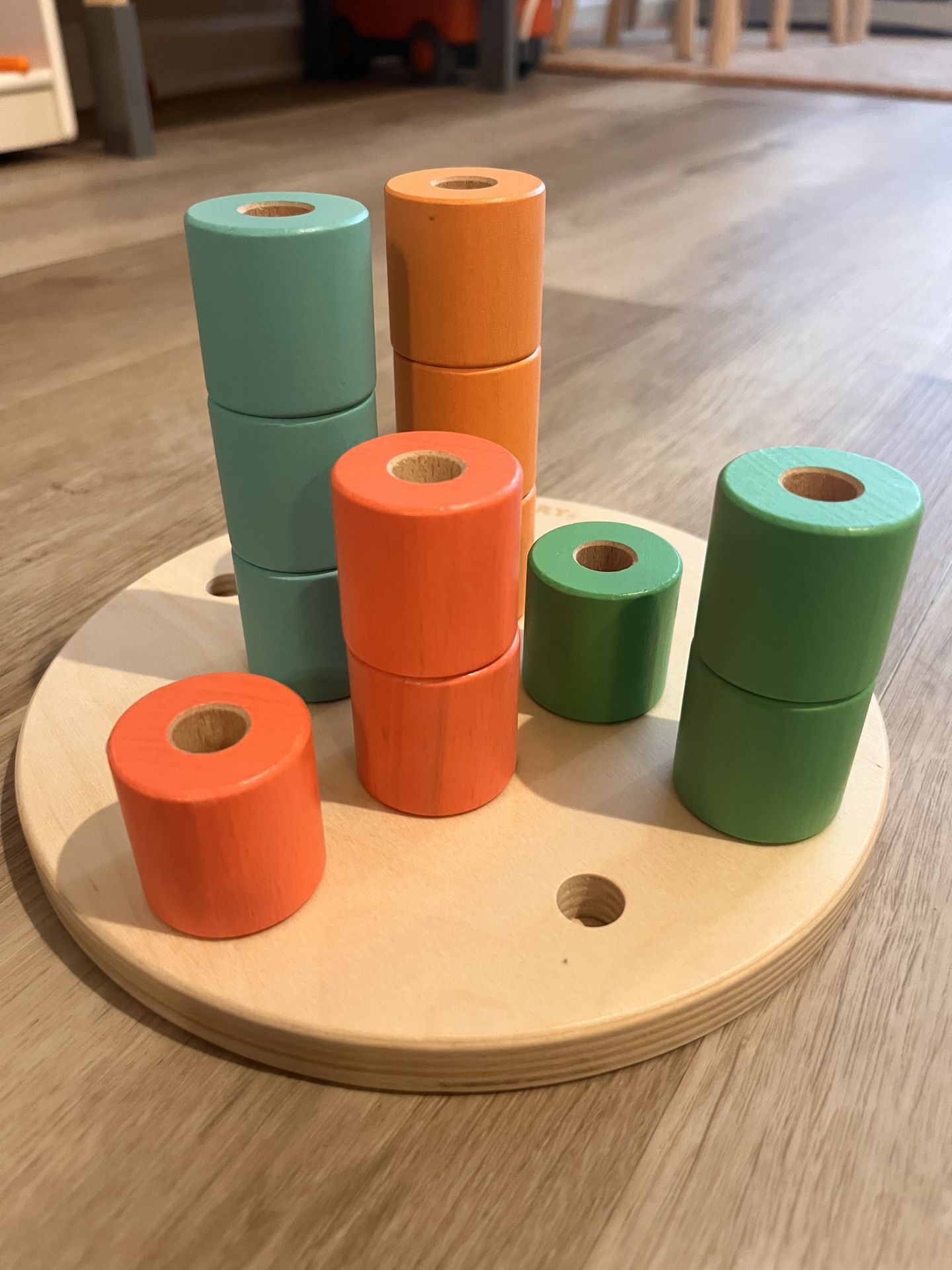 Lovevery Wooden Stacking Pegboard