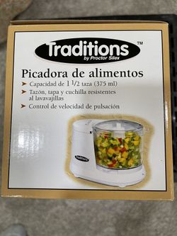 Traditions By Proctor Silex   Food Chopper 1 1/2 Cup