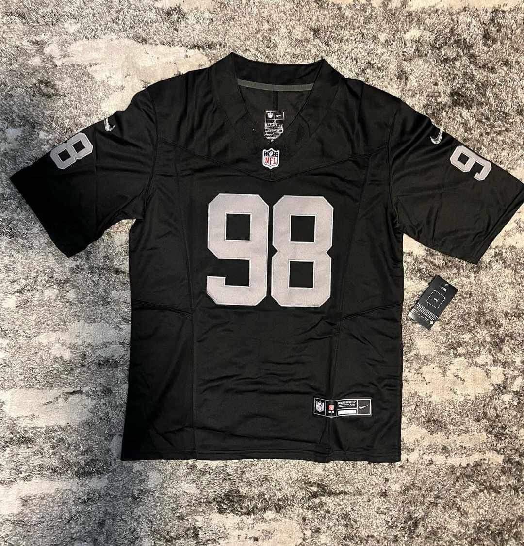 Black Raiders Jersey For Maxx Crosby New With Tags Available All Sizes 