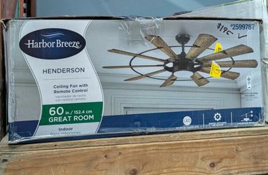 60in Ceiling Fan with Remote Control - Henderson