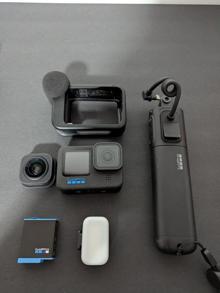 GoPro 11, Media Mod, Volta, Light With Case