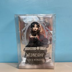 Monster High X Wednesday Collectible Doll Rave’n Wednesday 