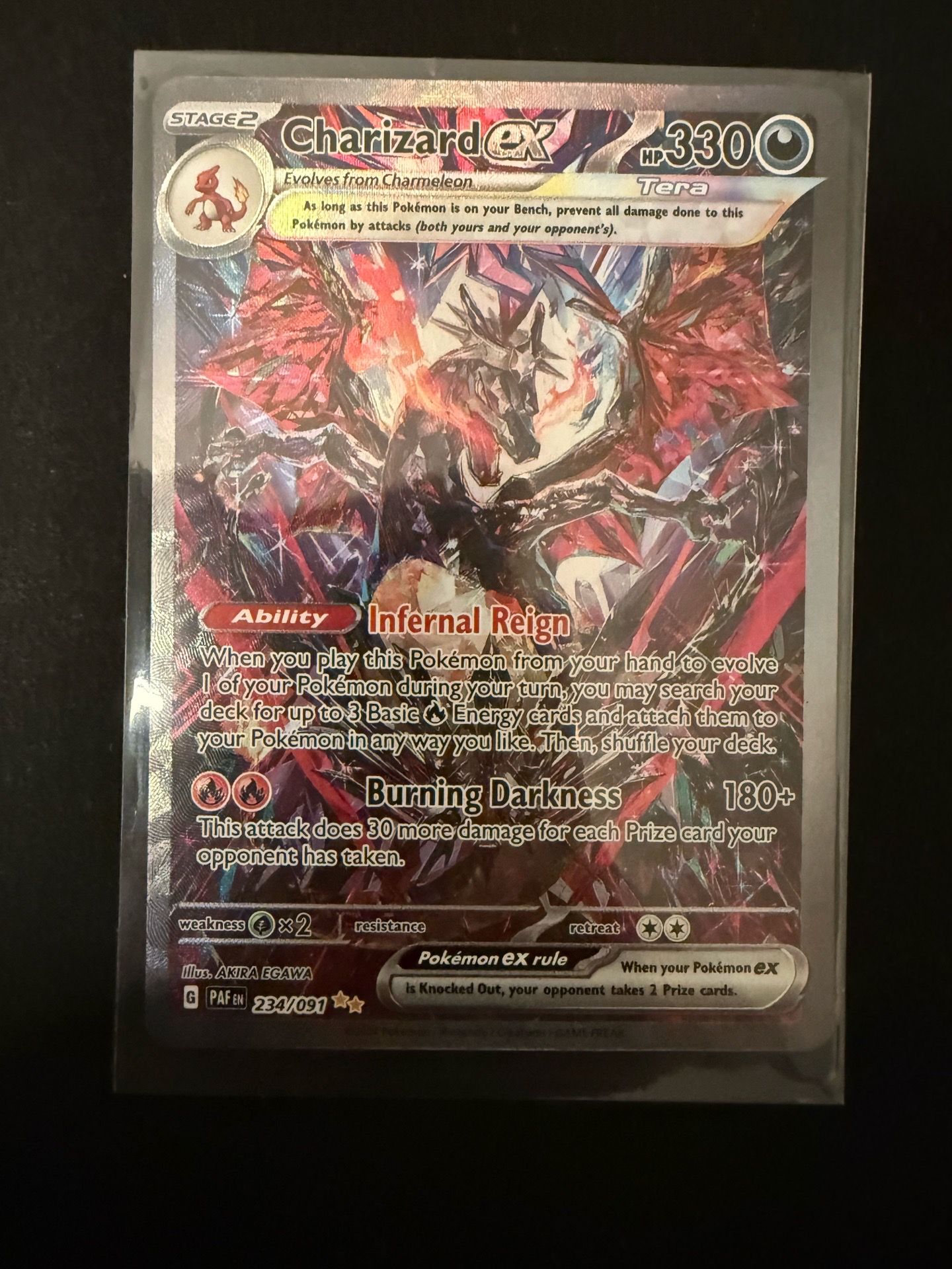 Pokemon Paldean fates Charizard