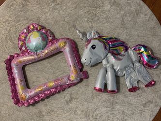 Unicorn Birthday Balloons