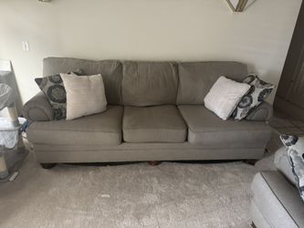 Living spaces Grey Sofa with cushions
