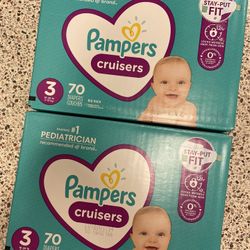 Brand New Pampers Diapers Size 3