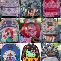 Loungefly Hot Topic Mini Backpacks 