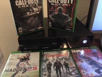 Xbox One and 5 Games
