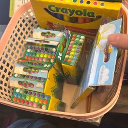 basket Of Crayola 