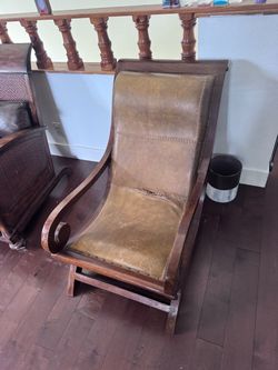20th century Leather Swedish chair