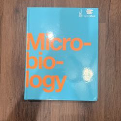 Microbiology Openstax Hardcover Textbook 