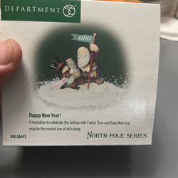 Happy new year department 56 N. Pole series