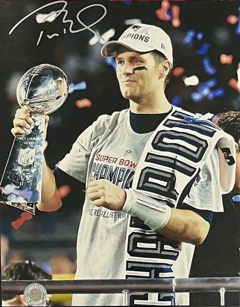 Tom Brady Signed 8 By 10