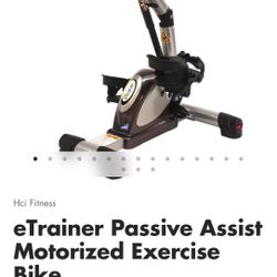 eTrainer Passive Assist Motorized Exercise Bike