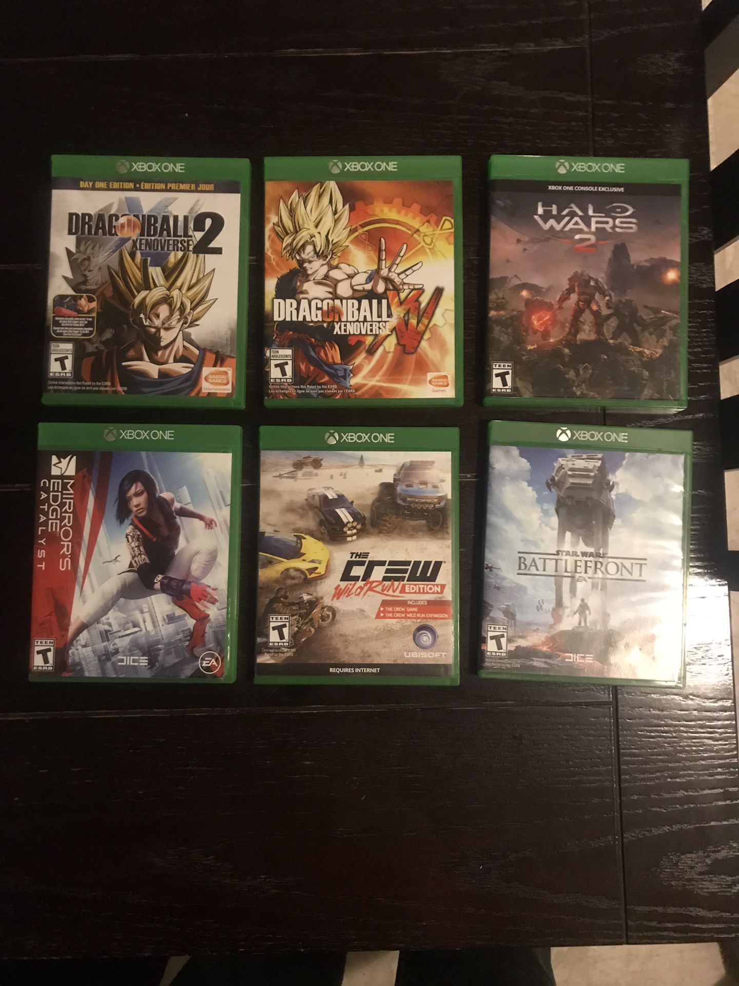 Selling a bunch of Xbox one games and a few Xbox 360 games.
