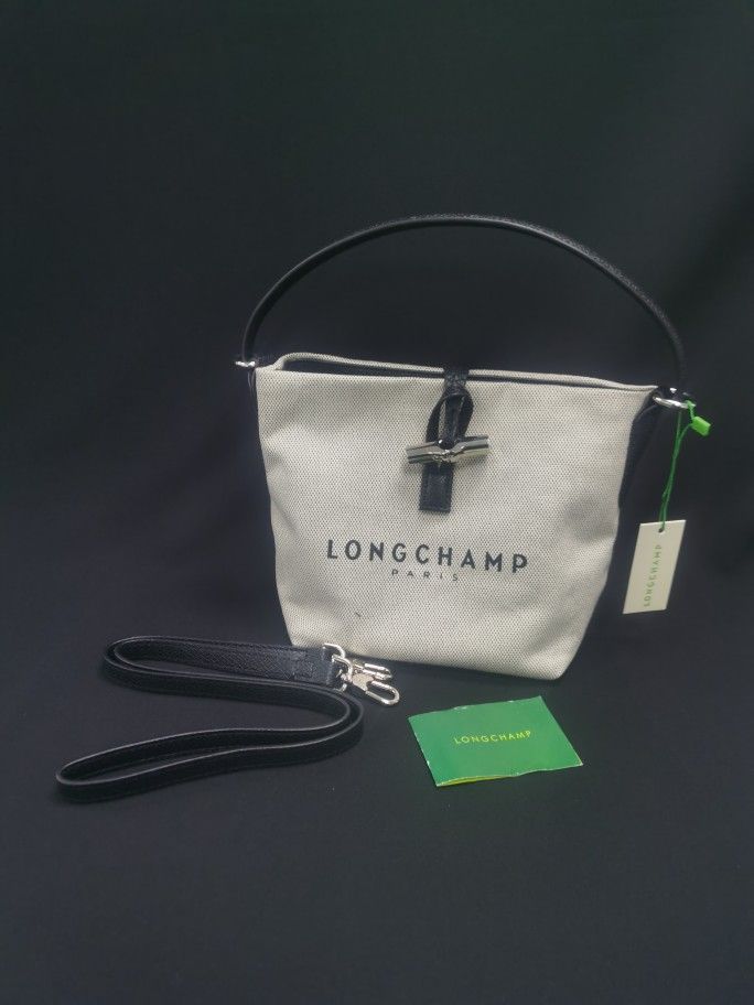 Longchamp Essential Toile Bucket Bag