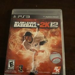 Major League Baseball 2k 12 And Other Games