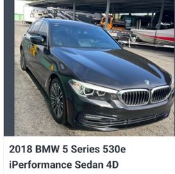 2018 BMW 530e
