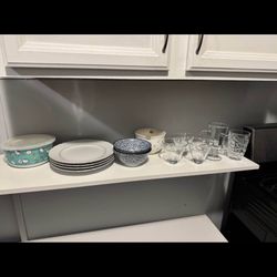 Dinnerware And Glassware Lot