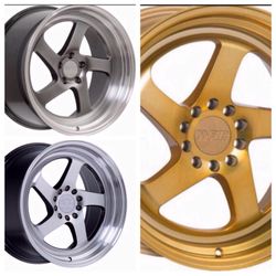 F1R 18” Wheels 5x100 5x114 5x120 (only 50 down payment / no credit check )