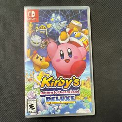 Kirby's Return to Dream Land DELUXE Nintendo Switch US Version NEW SEALED