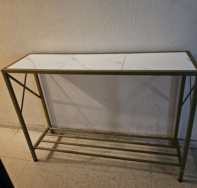 Consola Table De Metal