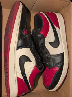 Air Jordan 1 Low Red/Black Sneakers
