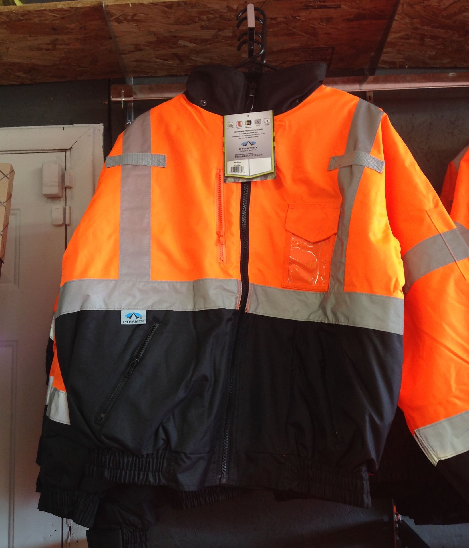 Class 3 High Visibility Safety Jacket with Removable Fleece