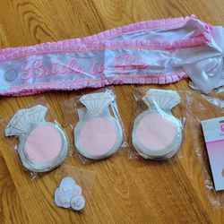 Bridal Shower Sash And Napkins