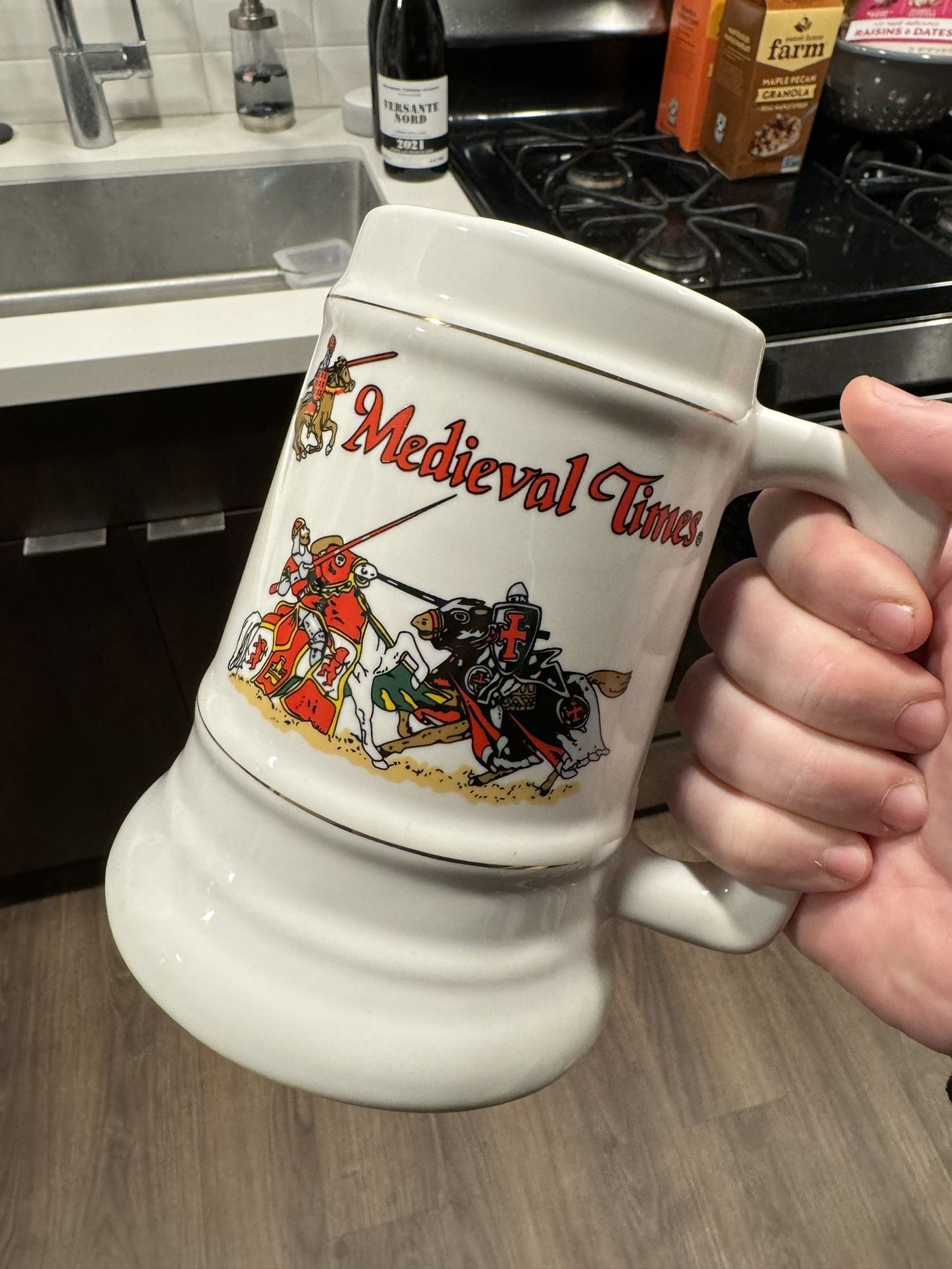 Medieval Times Mug And Flags