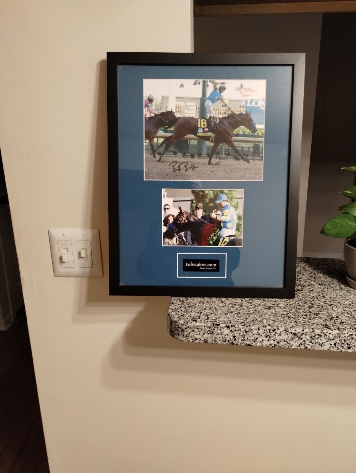 Pictures B Signed By Trainer Kentucky Derby Winner
