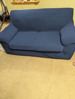 Love Seat With Slip Cover -free
