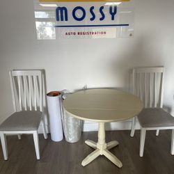 Dining Table 2 Chairs