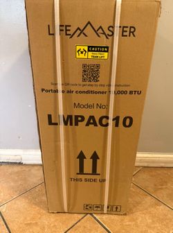LifeMaster 10,000 BTU Portable Air Conditioners, Room Air Conditioner with Digital Remote