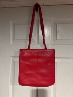 Vintage Jacqueline Ferrar Genuine Leather Tote 90s Minimalist Shoulder Bag