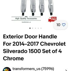 07-13 CHEVROLET/GMC CHROME DOOR HANDLES