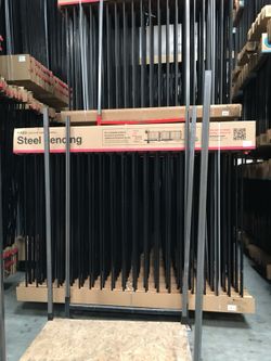 Wrought iron steel fence panels