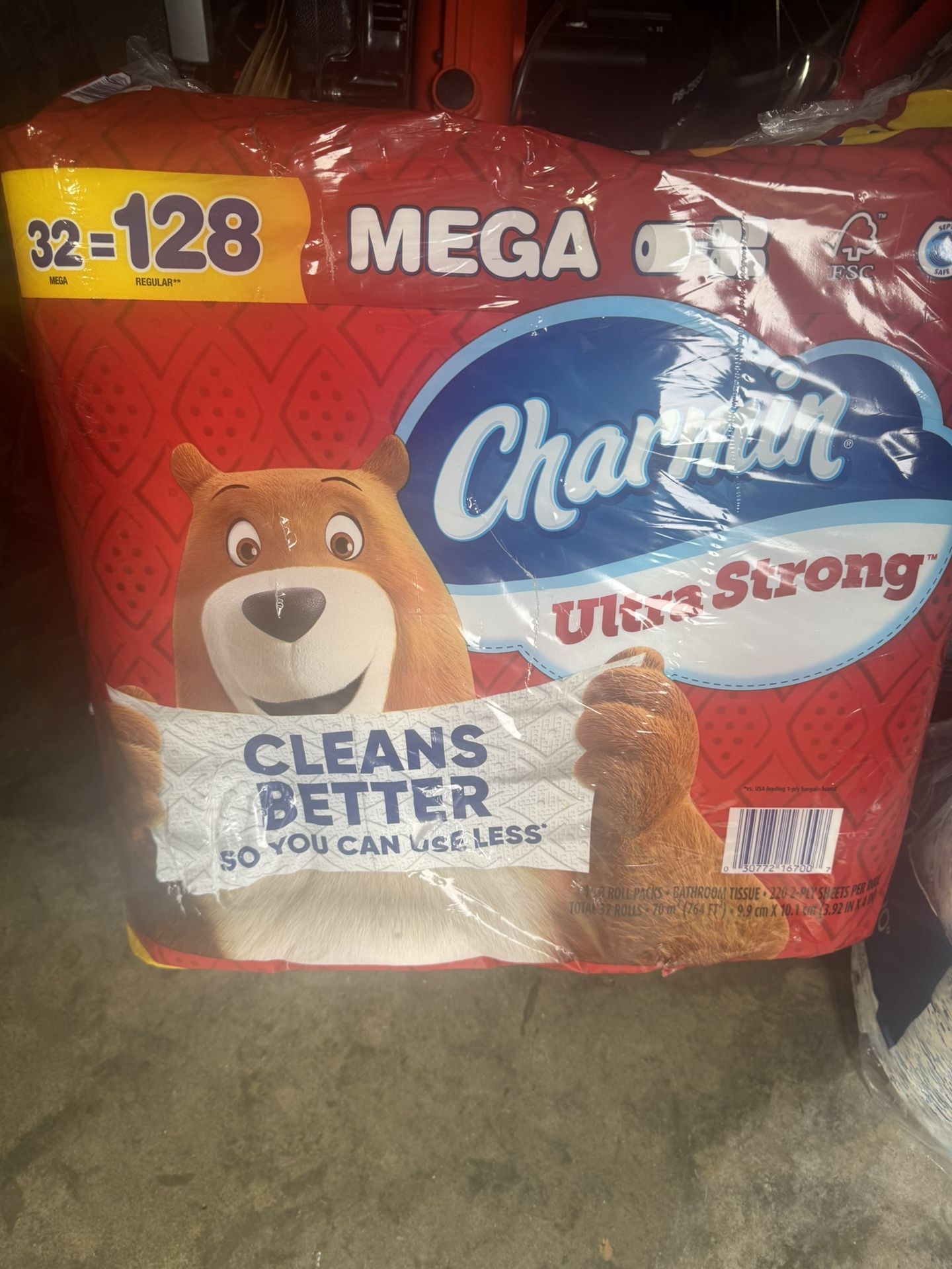 Charmin Ultra Strong Mega Roll Toilet Paper 32Ct /220 Sheets Per Roll