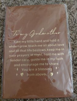 To My Godmother Journal