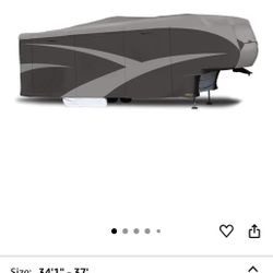 ADCO 52256 Designer Series SFS Aqua Shed 5th Wheel RV Cover - 34'1" - 37' ,Gray