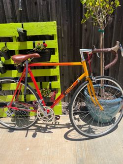 Vintage Orange/ Yellow Road Bike
